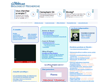 Tablet Screenshot of 123bio.net